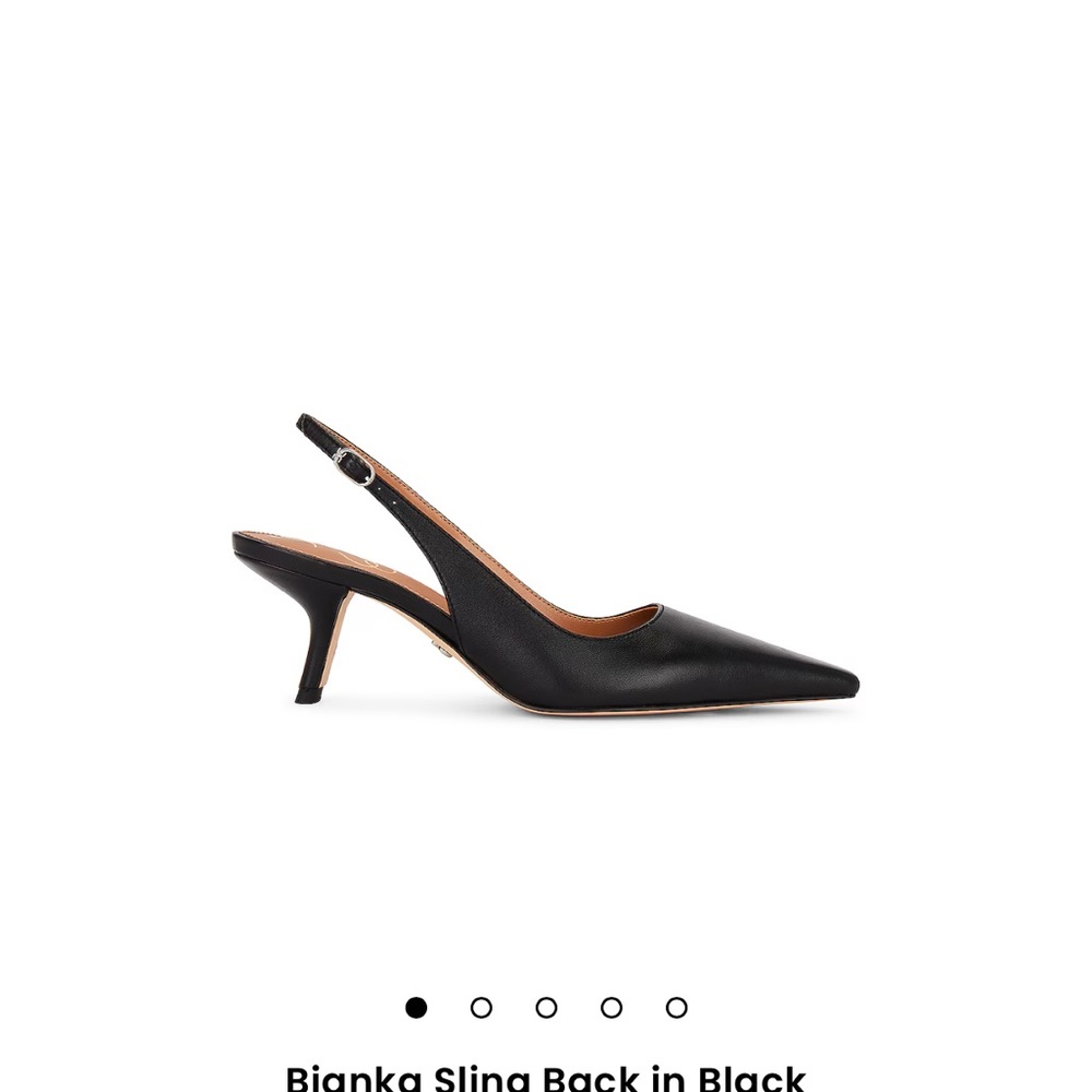 Black Sling Back Heels